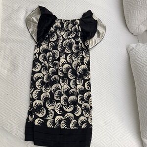 Diane Von Furstenberg Black and Cream Kids Dress